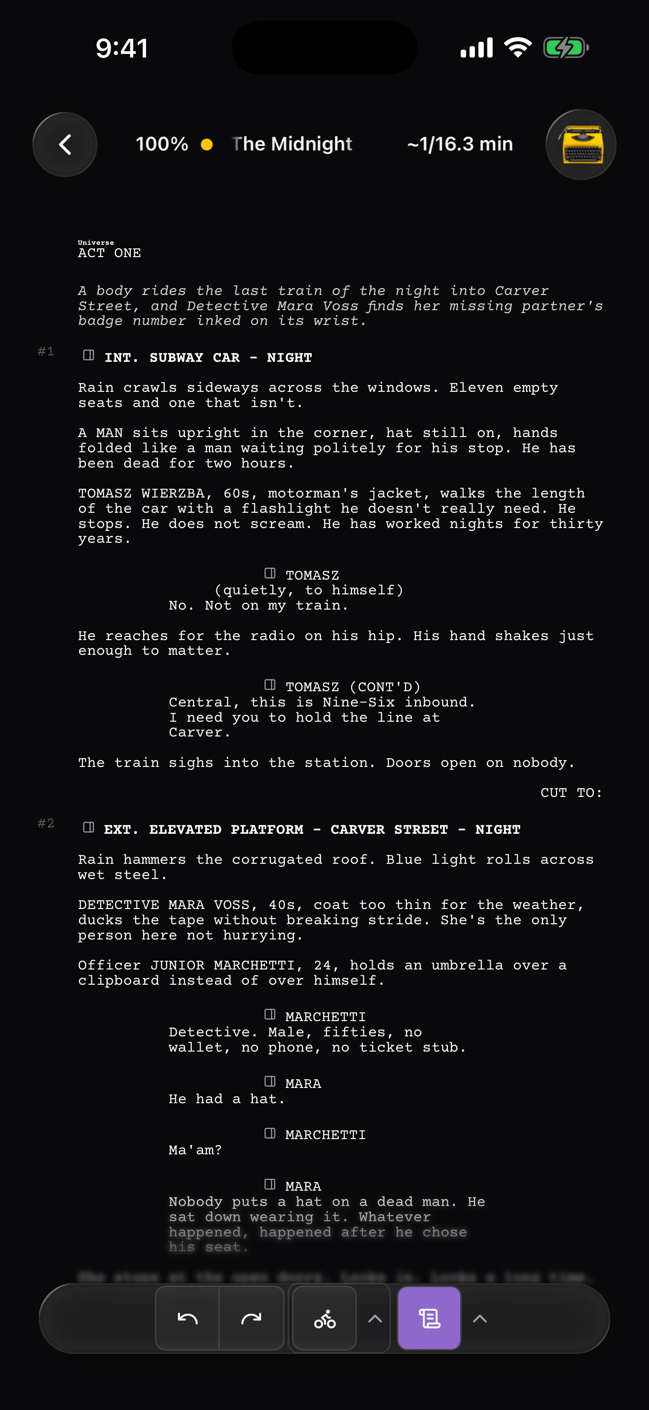 Mobile EpicDraft Editor