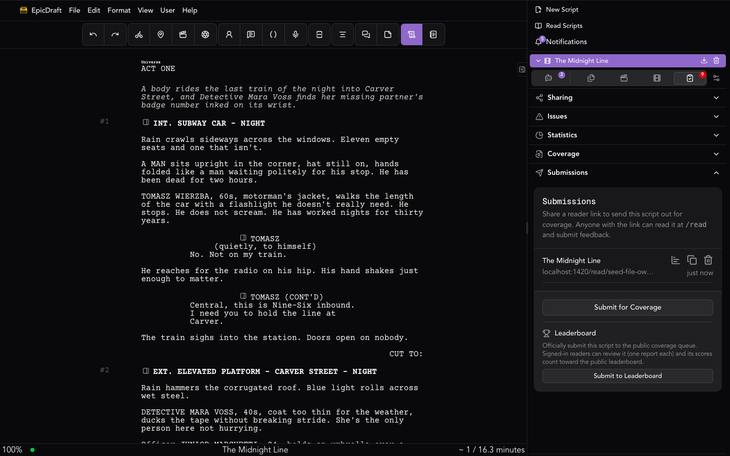Submissions